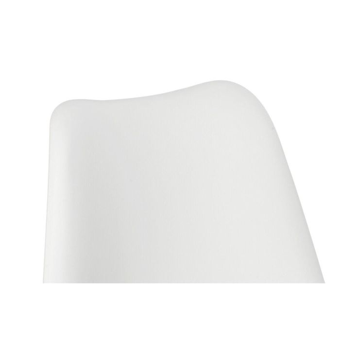 Silla Scandi DKD Home Decor Blanco Natural 55 x 83 x 48 cm 2 Silla Scandi DKD Home Decor Blanco Natural 55 x 83 x 48 cm 2