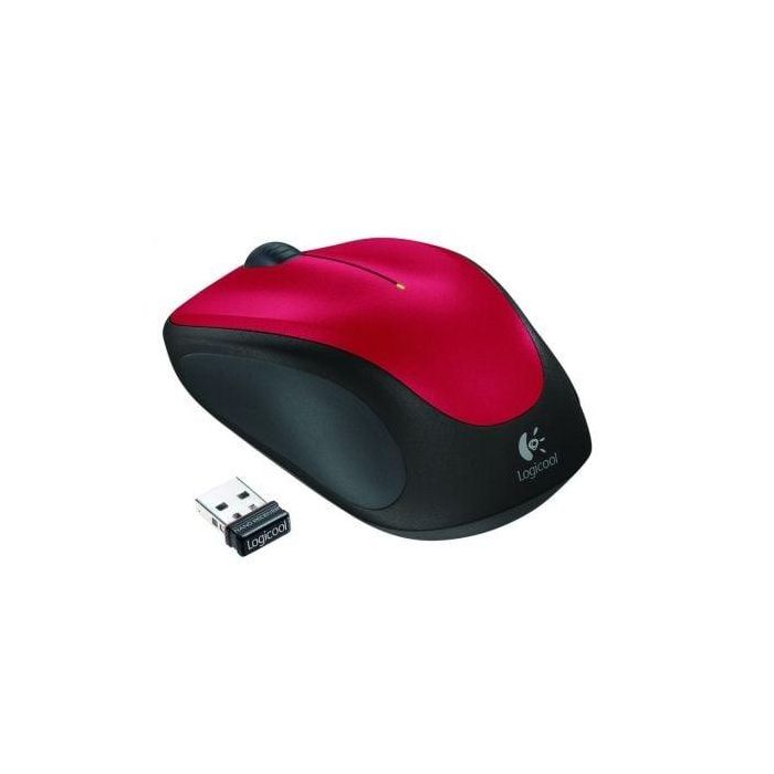 Logitech M235 Ratón Inalámbrico RF con Receptor Unifying, Diseño Ergonómico, Agarre Goma Suave, Batería Larga Duración, Rojo 3 Logitech M235 Ratón Inalámbrico RF con Receptor Unifying, Diseño Ergonómico, Agarre Goma Suave, Batería Larga Duración, Rojo 3