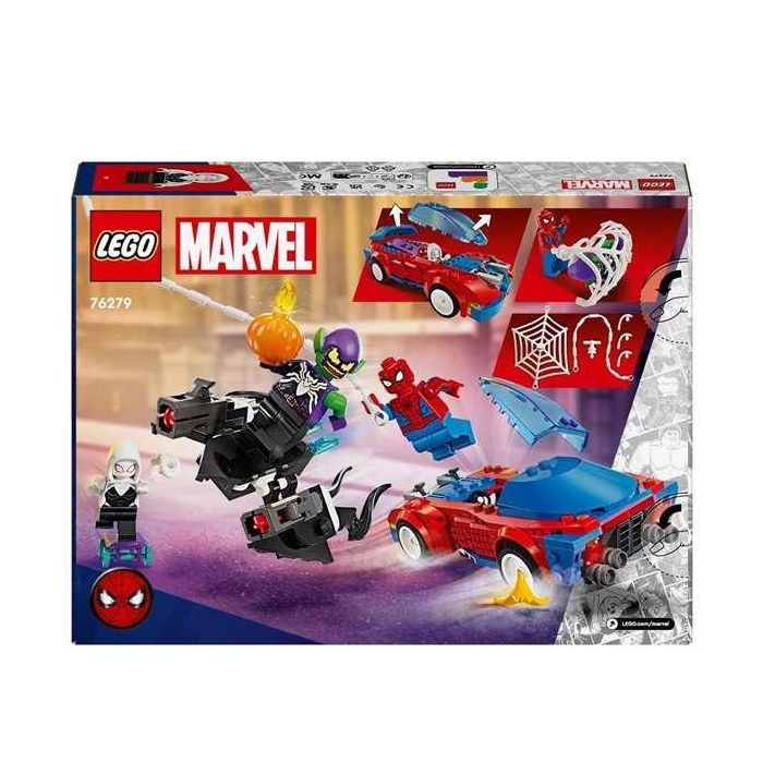 Juego de construccion coche de carreras de spider-man y duende verde venomizado lego marvel 21 Juego de construccion coche de carreras de spider-man y duende verde venomizado lego marvel 21