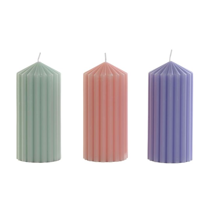 DKD Home Decor Vela Shabby Colores Surtidos (Rosa Palo, Verde, Lila) 7x7x15 cm, 450g, 80h duración, Cera y Perfume, Pack de 12 Unidades 0 DKD Home Decor Vela Shabby Colores Surtidos (Rosa Palo, Verde, Lila) 7x7x15 cm, 450g, 80h duración, Cera y Perfume, Pack de 12 Unidades 0