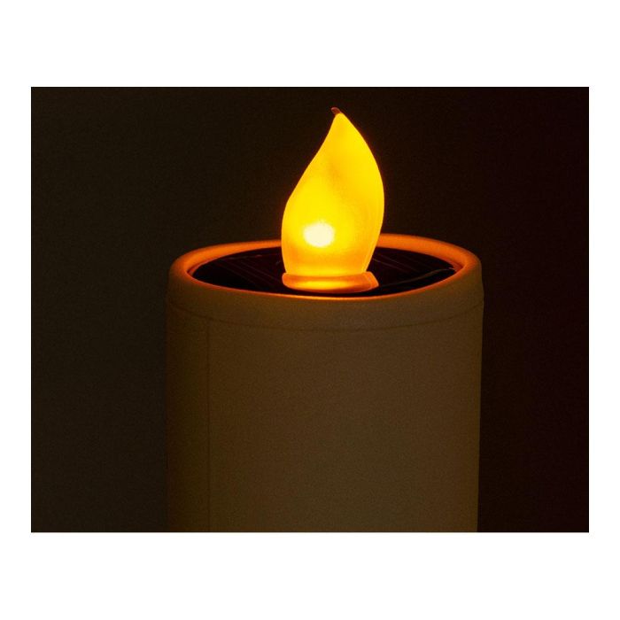 Lumineo Vela solar efecto llama Ø4x90cm 2 Lumineo Vela solar efecto llama Ø4x90cm 2