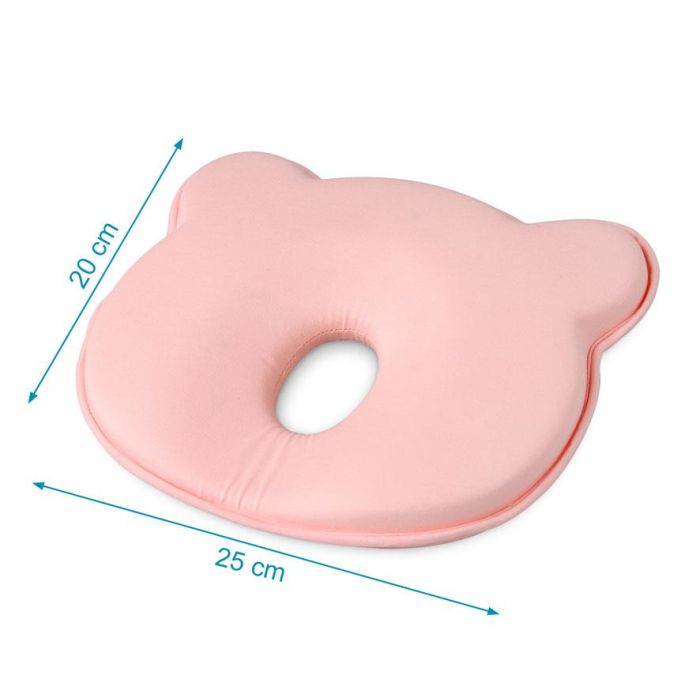 KioKids Almohada Ergonómica para Bebés Rosa Anti Plagiocefalia +0 Meses con Cavidad Central Algodón 100% 3 KioKids Almohada Ergonómica para Bebés Rosa Anti Plagiocefalia +0 Meses con Cavidad Central Algodón 100% 3