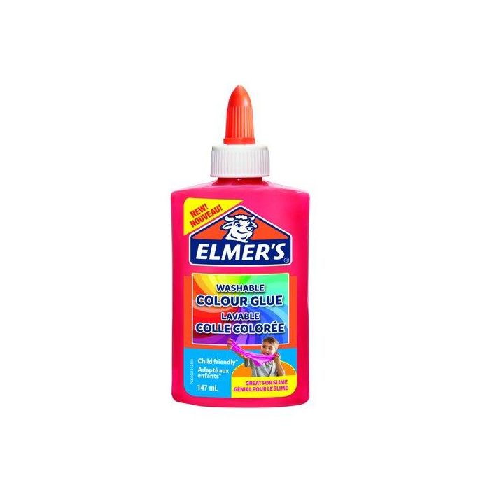 Elmer's 2109491 Pegamento Líquido en Botella Color Rosa Opaco 147 ml