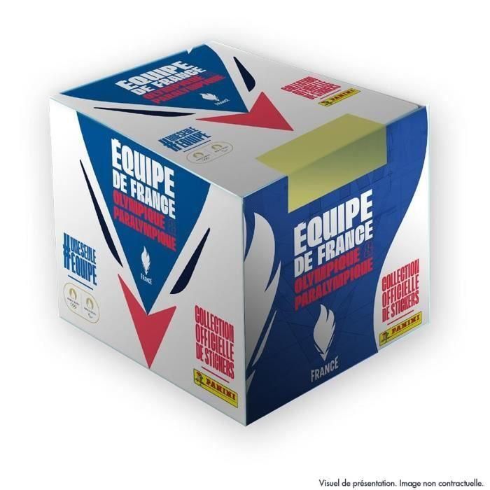 Caja de 50 bolsas - PANINI - Equipo francés Juegos Olímpicos 2024 Caja de 50 bolsas - PANINI - Equipo francés Juegos Olímpicos 2024