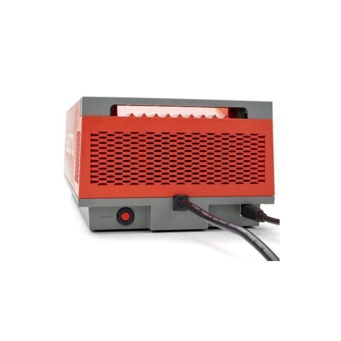 SALICRU 693DA000003 SAI/UPS 1000VA SPS HOME+ Line Interactive, 8 Tomas con AVR, Protección Sobretensiones, USB-C, Función Master-Slave, Batería Reemplazable, Software, Color Rojo