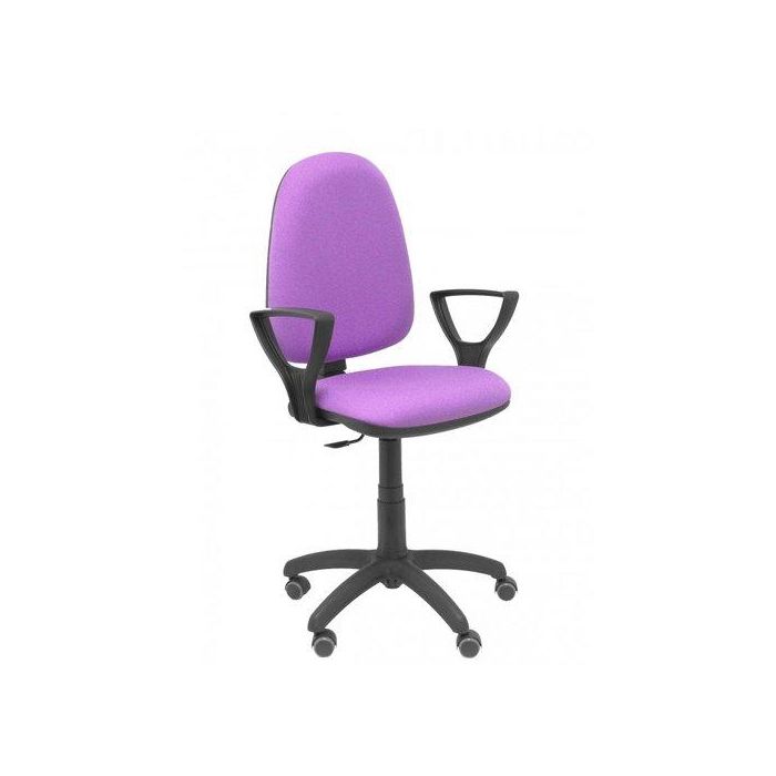 Silla Piqueras Y Crespo Ayna Brazos Fijos Mecanismo Contacto Permanente Con Regulacion De Profundidad Ruedas De Parquet Asiento Y Respaldo Tapizado Bali Lila