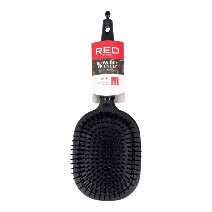 Red Kiss Rubberized Paddle Brush (Jumbo)