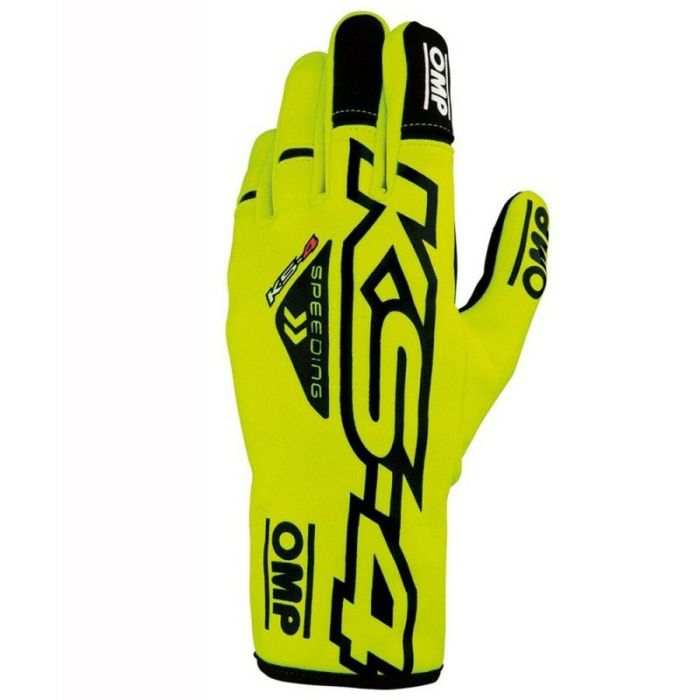 Guantes Omp Kart Ks-4 Amarillo-Negro Talla XS OMPKB0-2750-A01-059-XS 3 Guantes Omp Kart Ks-4 Amarillo-Negro Talla XS OMPKB0-2750-A01-059-XS 3