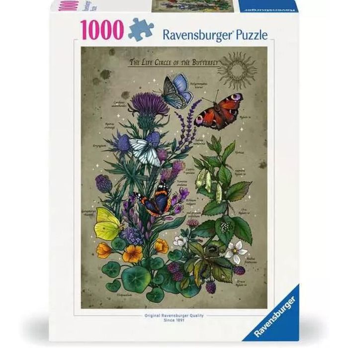 Puzzle Ravensburger The Life Circle of the Butterfly 1000 Piezas 7 Puzzle Ravensburger The Life Circle of the Butterfly 1000 Piezas 7