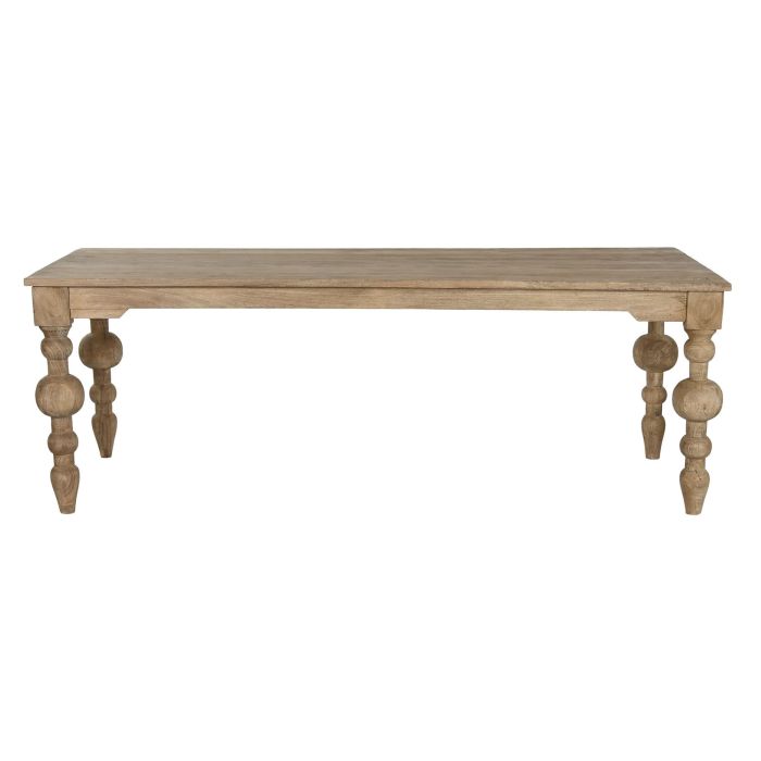 Mesa de Comedor Home ESPRIT Madera de mango 220 x 90 x 78 cm Mesa de Comedor Home ESPRIT Madera de mango 220 x 90 x 78 cm