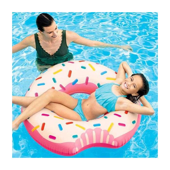 Flotador rueda donut rosa bocado 94x23 cm (+ 9 años) - modelos surtidos 4 Flotador rueda donut rosa bocado 94x23 cm (+ 9 años) - modelos surtidos 4