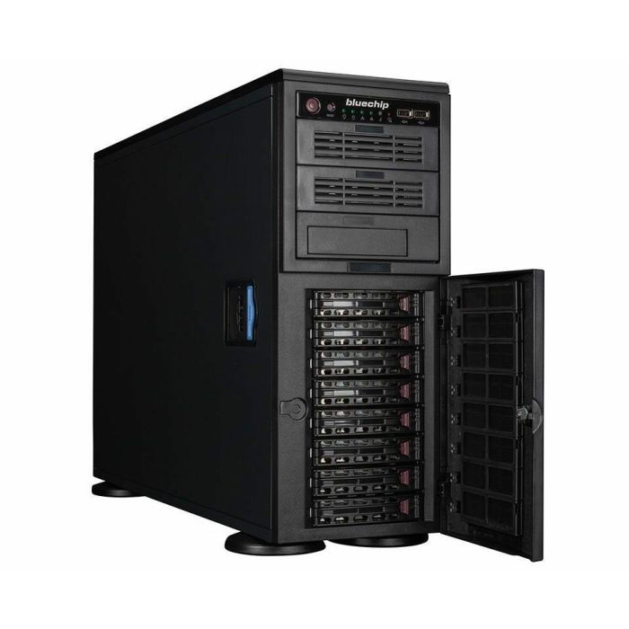 bluechip T30334s Silent/Quiet Server Torre Xeon E-2414 32GB DDR5 2x480GB SSD 960GB RAID Gigabit Ethernet 1
