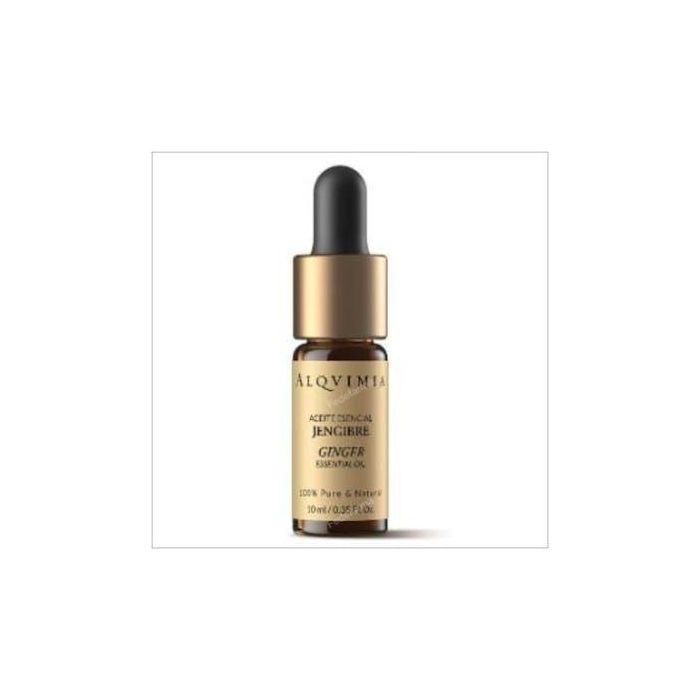 ALQVIMIA Jengibre Aceite Esencial 10ml - Antiinflamatorio, Detoxificante y Tónico para Uso Tópico Cutáneo