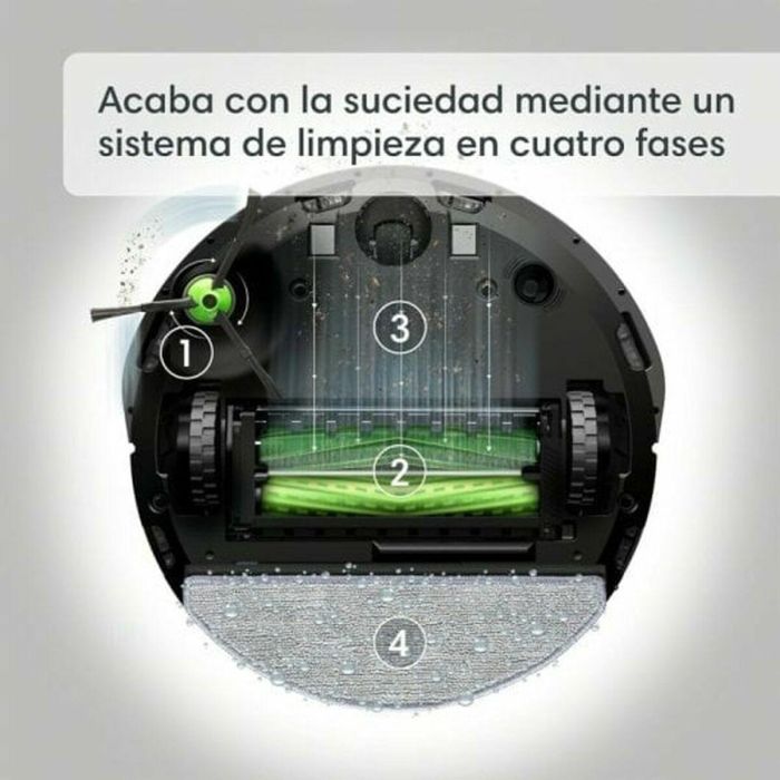 Aspiradora robot - IROBOT J557640 J5+ Roomba Combo - 360 ml - Espresso 5 Aspiradora robot - IROBOT J557640 J5+ Roomba Combo - 360 ml - Espresso 5