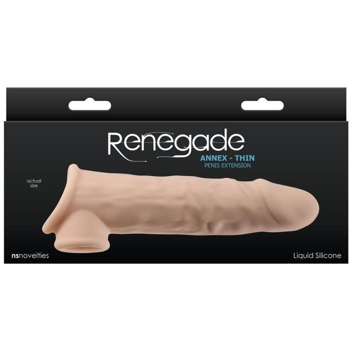 Funda para pene NS Novelties Renegade Carne 19,4 x 3,8 x 6 cm Ø 3,8 cm 1