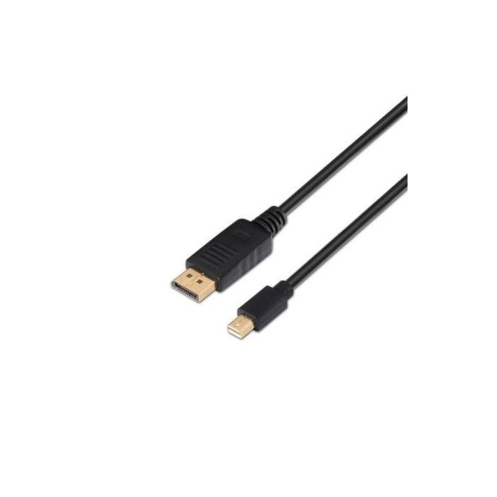 AISENS - CABLE MINI DP A DISPLAYPORT V1.2 4K@60HZ, MDP/M-DP/M, NEGRO, 2.0M AISENS - CABLE MINI DP A DISPLAYPORT V1.2 4K@60HZ, MDP/M-DP/M, NEGRO, 2.0M
