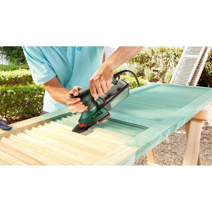 Bosch PSM 200 AES Lijadora multifunción 200W con sistema Microfiltro y caja, superficie rectangular 164 cm² 6