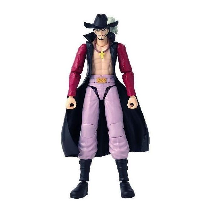 Bandai BAN3296580370535 Figura articulada Anime Heroes One Piece Dracule Mihawk Hawkeye 17 cm