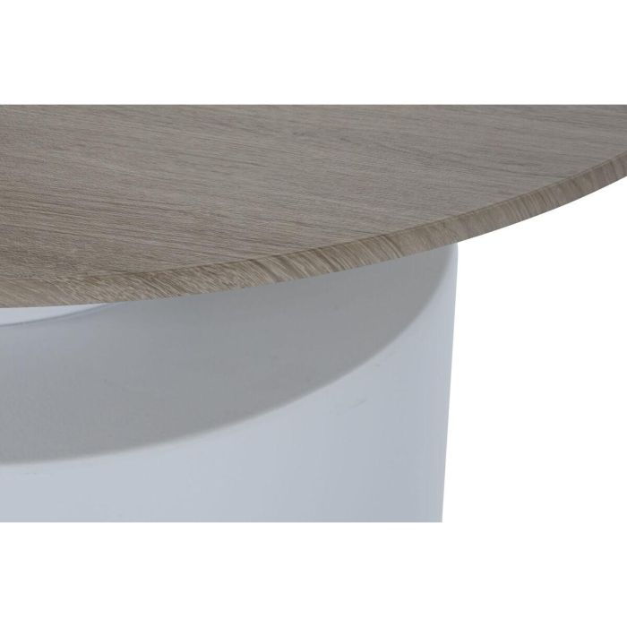 Mesa de Centro Home ESPRIT Metal Madera MDF 80 x 80 x 42 cm 2