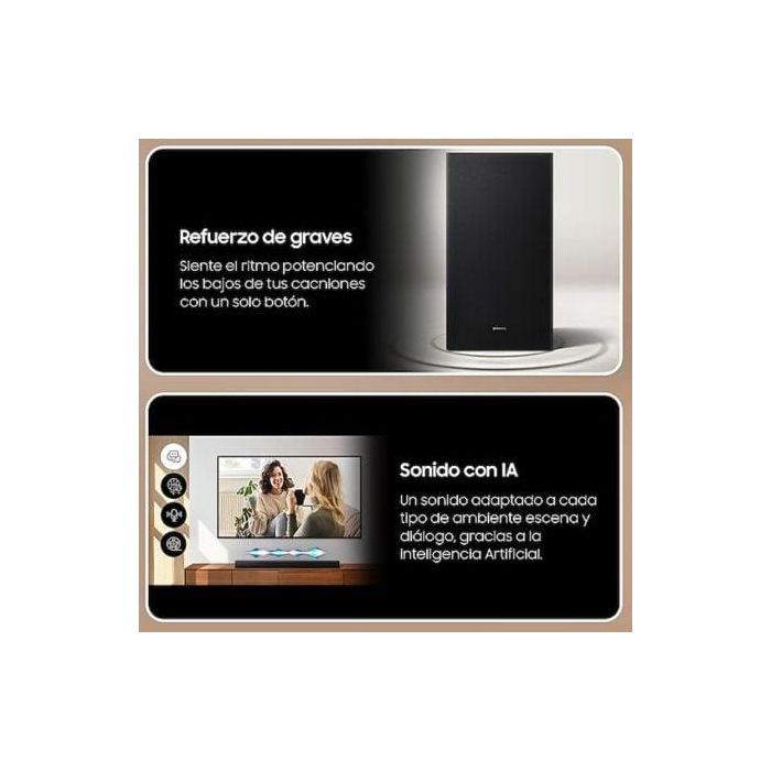 Barra de Sonido con Bluetooth Samsung B650D Serie-B 3.1 2024/ 3.1 2 Barra de Sonido con Bluetooth Samsung B650D Serie-B 3.1 2024/ 3.1 2