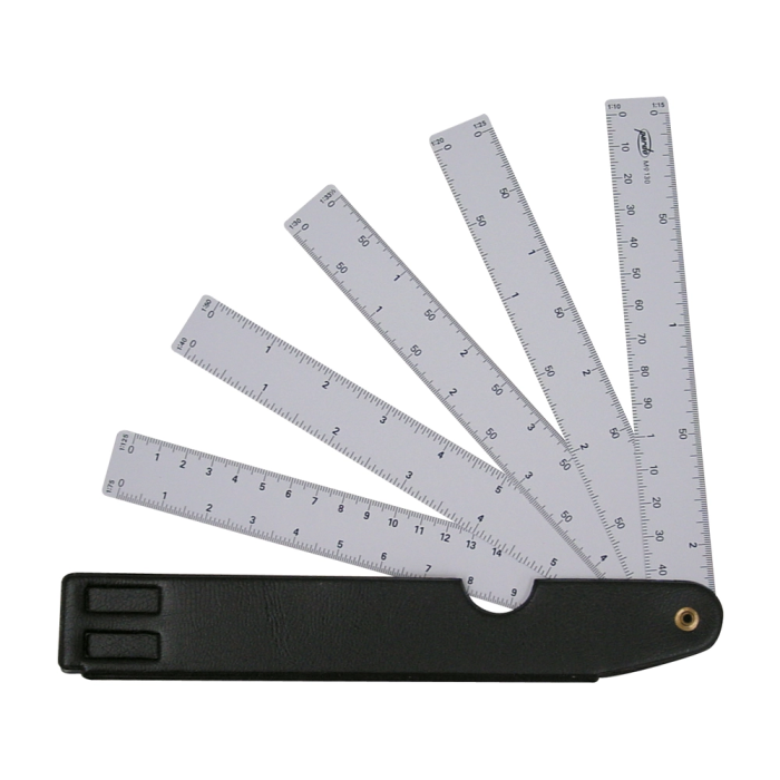 Pardo Escala pardo abanico 10 escalas 15 cm con estuche similpiel 1 Pardo Escala pardo abanico 10 escalas 15 cm con estuche similpiel 1