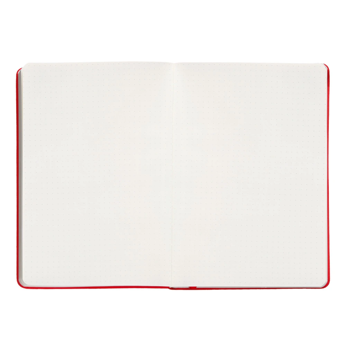Antartik Cuaderno A5 Hojas Puntos Rojo Tapa Dura 100 Hojas 80 Gr Fsc 7