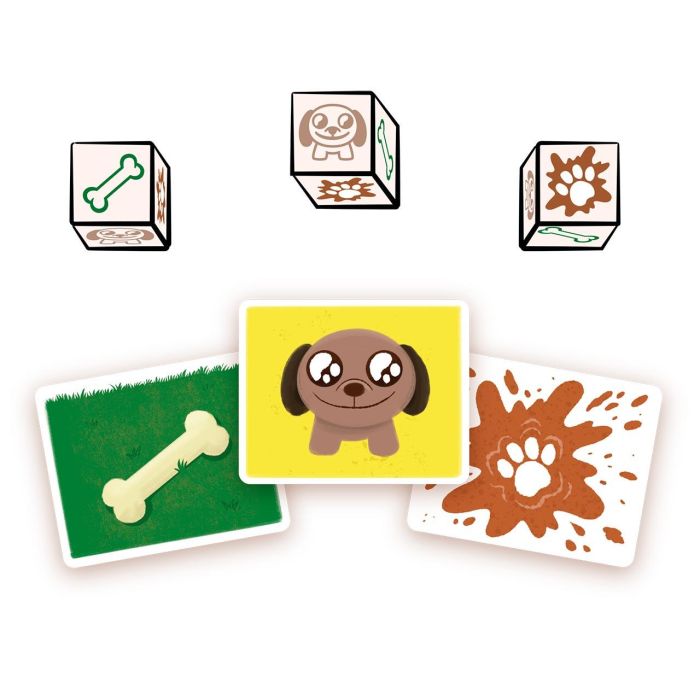 Exploding Kittens Apestosillo - Juego de mesa infantil de emparejar imágenes con dados y cubilete perrete para 2-5 jugadores (4+ años) 2 Exploding Kittens Apestosillo - Juego de mesa infantil de emparejar imágenes con dados y cubilete perrete para 2-5 jugadores (4+ años) 2