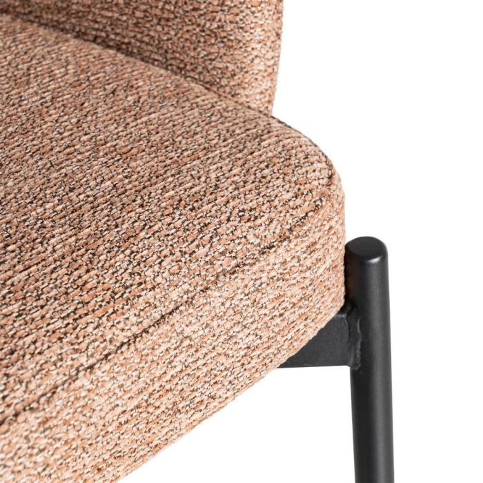 Taburete Jaspeado Rosa Tejido-Metal 48,50 X 48,50 X 95 cm