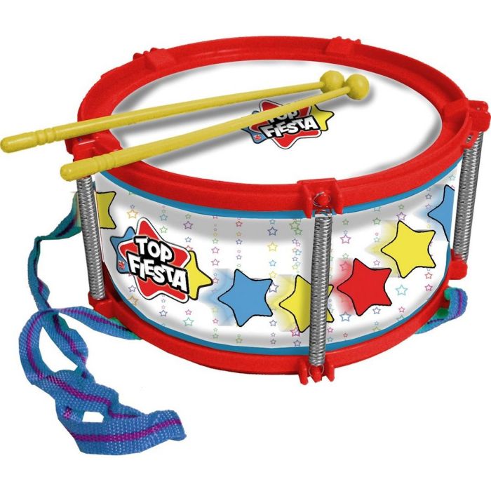 Reig Tambor Infantil Instrumento de Percusión Juguete Musical de Plástico 21.5 cm de Diámetro para +3 Años Reig Tambor Infantil Instrumento de Percusión Juguete Musical de Plástico 21.5 cm de Diámetro para +3 Años