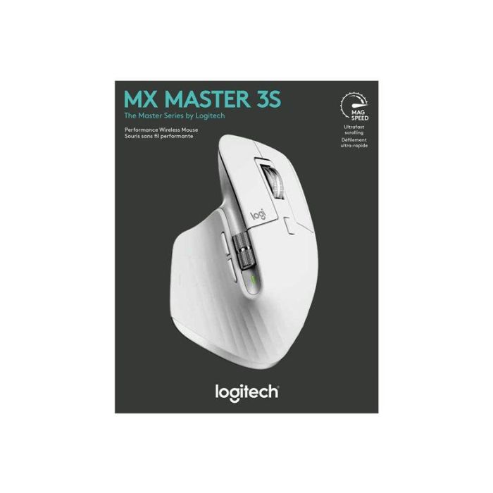 Logitech 910-006560 Ratón Ergonómico Inalámbrico MX Master 3S Bluetooth 8000 DPI Clics Silenciosos MagSpeed Batería Recargable Gris Pálido 5 Logitech 910-006560 Ratón Ergonómico Inalámbrico MX Master 3S Bluetooth 8000 DPI Clics Silenciosos MagSpeed Batería Recargable Gris Pálido 5