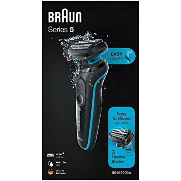 Braun Afeitadora eléctrica recargable Serie 3, sistema de corte de triple acción, waterproof, 7W, 100-240V 4 Braun Afeitadora eléctrica recargable Serie 3, sistema de corte de triple acción, waterproof, 7W, 100-240V 4