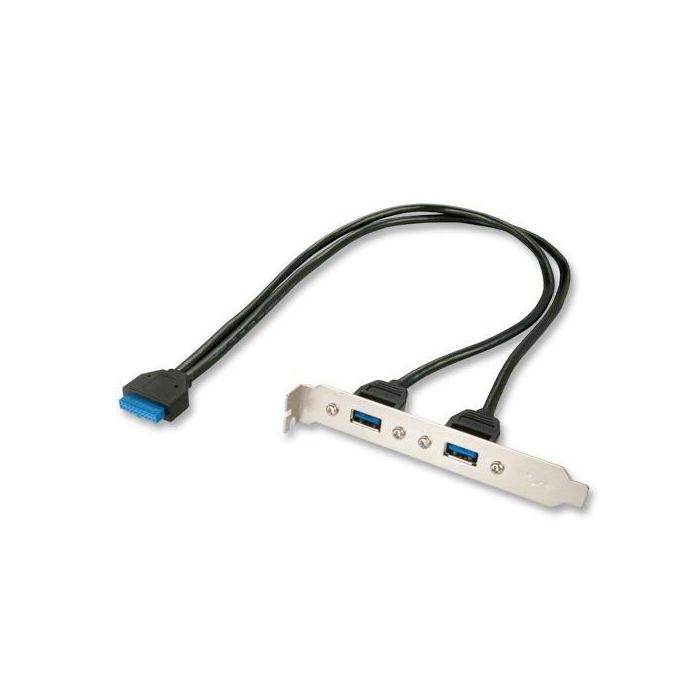 Lindy PC Back Plate, USB 3.0, 2 Port Lindy PC Back Plate, USB 3.0, 2 Port