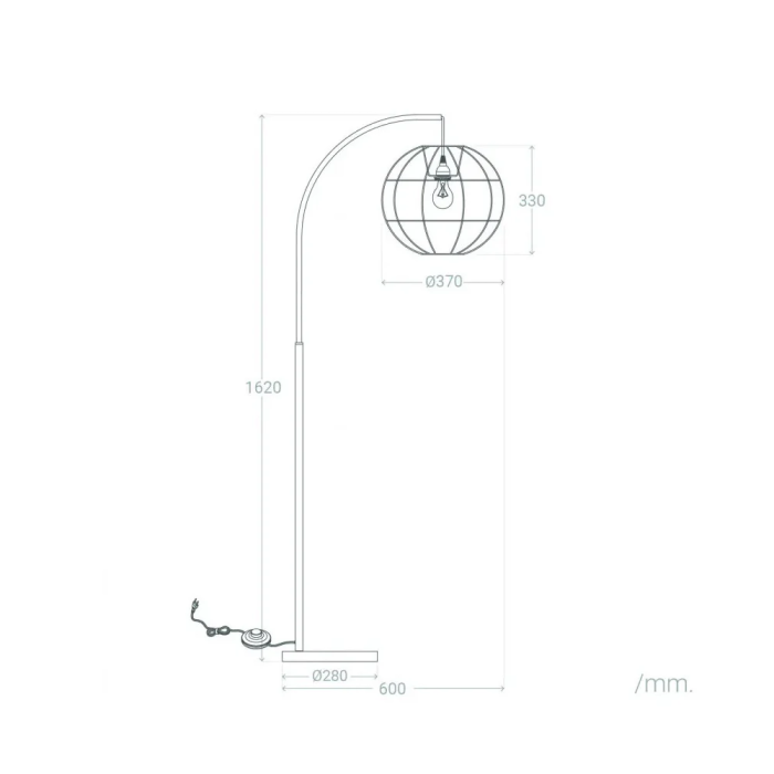 Lámpara de Suelo "Longquan" SKD-F1004 Lámpara de Pie Elegante para Hogar y Negocios 6