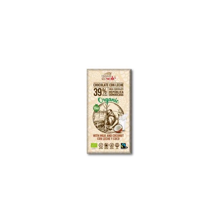 Chocolate Con Leche Y Coco 100Gr. Eco Sg