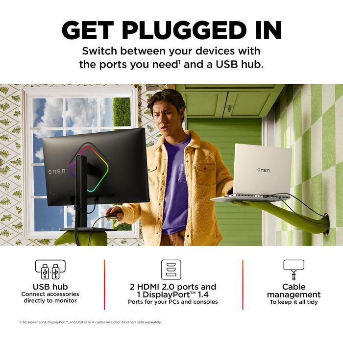 HP OMEN 27s Monitor Gaming 27 pulgadas FHD 240Hz 8 HP OMEN 27s Monitor Gaming 27 pulgadas FHD 240Hz 8
