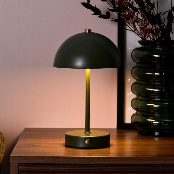 Lámpara De Mesa Recarg. Verde Home Deco Factory 4 Lámpara De Mesa Recarg. Verde Home Deco Factory 4