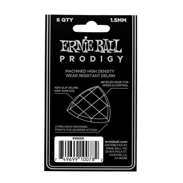 Bolsa De Púas Prodigy Negra Reuleax 1,5 Mm - 6 Unidades 2 Bolsa De Púas Prodigy Negra Reuleax 1,5 Mm - 6 Unidades 2