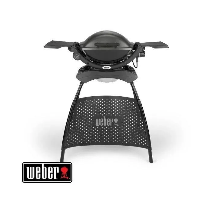 Weber Q 1400 Parrilla Eléctrica de Pie para Balcones
