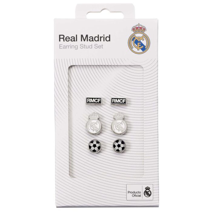 Set 3 Pares de pendientes Real Madrid 0 Set 3 Pares de pendientes Real Madrid 0