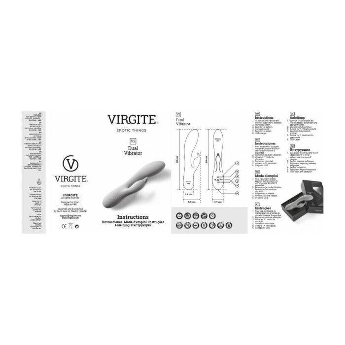 Vibrador Punto G Virgite Rosa 2 Vibrador Punto G Virgite Rosa 2
