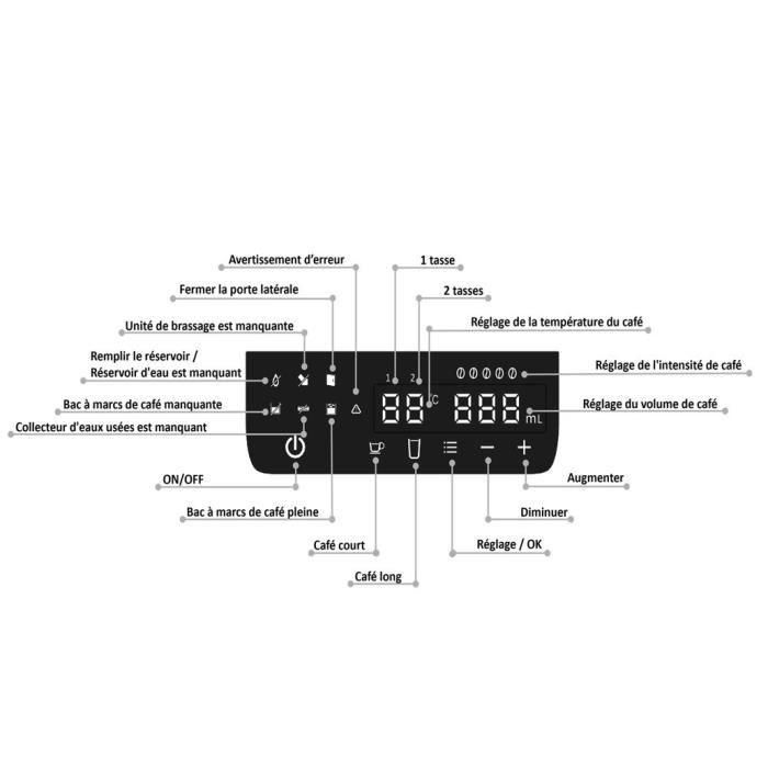 Molinillo espresso - CONTINENTAL EDISON - CECFAUTOB - 19 Bar - 1450 W - Negro 5 Molinillo espresso - CONTINENTAL EDISON - CECFAUTOB - 19 Bar - 1450 W - Negro 5