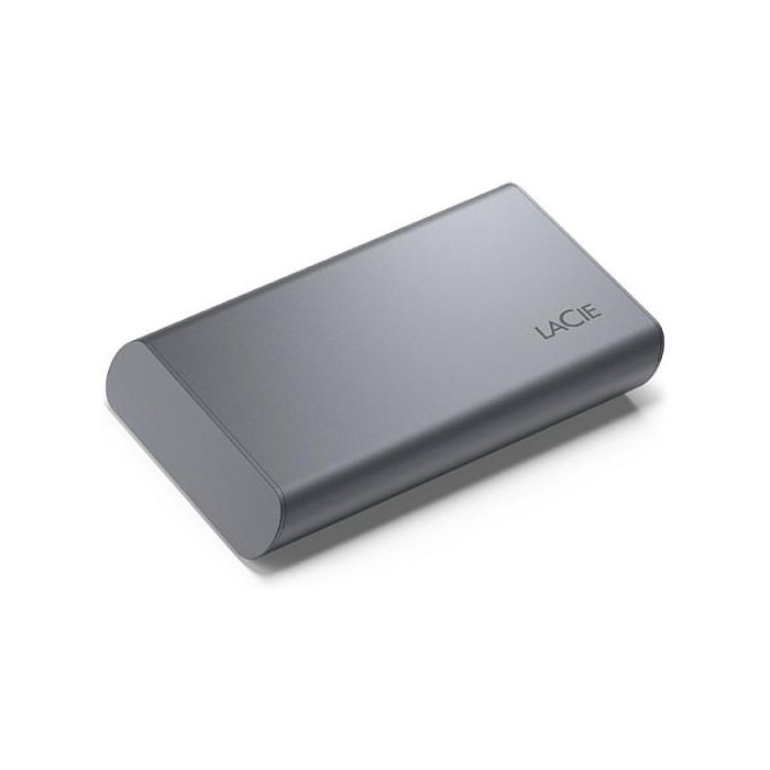 Lacie STKH1000800 Disco Duro SSD Externo 1TB USB-C 3.2 Gen 2 1050 MB/s Cifrado AES 256-bit Resistente a Golpes