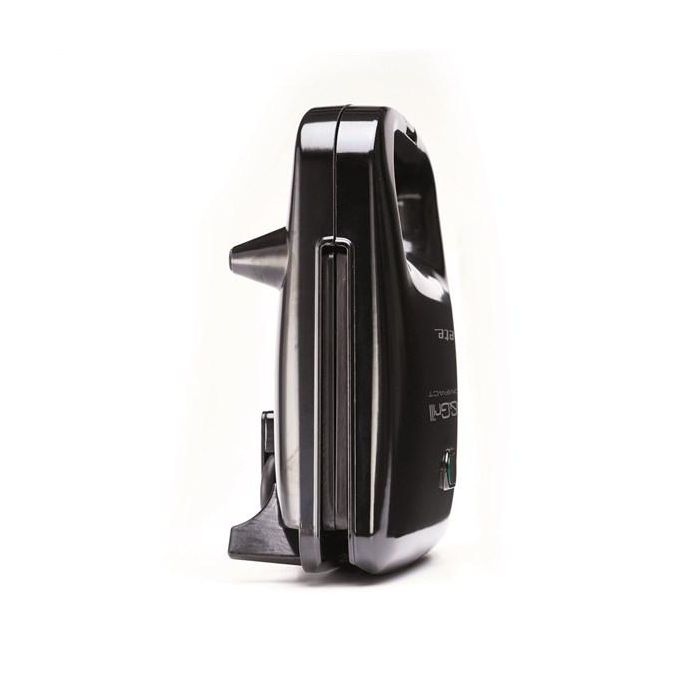 Ariete Sandwichera Negra Compacta con Placa Grill Antiadherente 21.5x12cm, Ideal para Sándwiches, Hotdogs y Más 4 Ariete Sandwichera Negra Compacta con Placa Grill Antiadherente 21.5x12cm, Ideal para Sándwiches, Hotdogs y Más 4