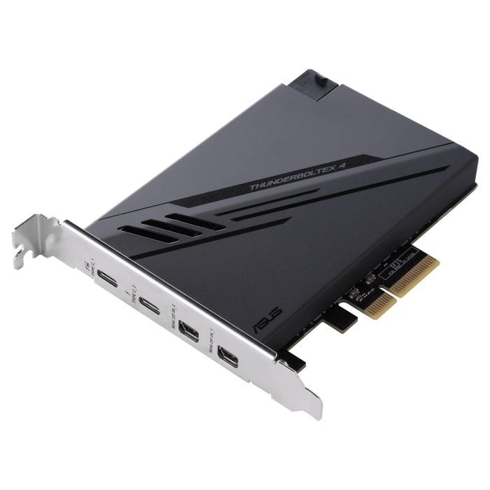 ASUS ThunderboltEX 4 Tarjeta de Expansión PCIe Thunderbolt 4 USB 3.2 Gen 2 Mini DisplayPort Intel JHL8540 Negro 40 Gbit/s 1 ASUS ThunderboltEX 4 Tarjeta de Expansión PCIe Thunderbolt 4 USB 3.2 Gen 2 Mini DisplayPort Intel JHL8540 Negro 40 Gbit/s 1