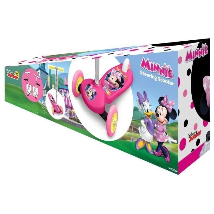 Stamp Minnie Scooter Dirección Twist de 3 Ruedas, Estable, Antideslizante, Rodamiento ABEC 5, Freno Trasero, Niña +2 Años 1 Stamp Minnie Scooter Dirección Twist de 3 Ruedas, Estable, Antideslizante, Rodamiento ABEC 5, Freno Trasero, Niña +2 Años 1