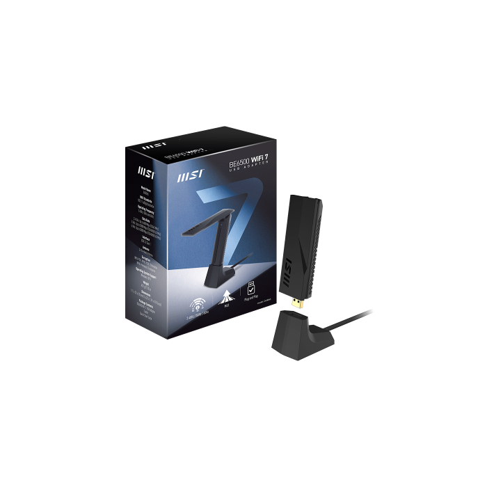 MSI BE6500 WiFi7 USB Stick - Dongle tarjeta y adaptador de interfaz USB 3.2 Gen 1 (3.1 Gen 1) 4 MSI BE6500 WiFi7 USB Stick - Dongle tarjeta y adaptador de interfaz USB 3.2 Gen 1 (3.1 Gen 1) 4