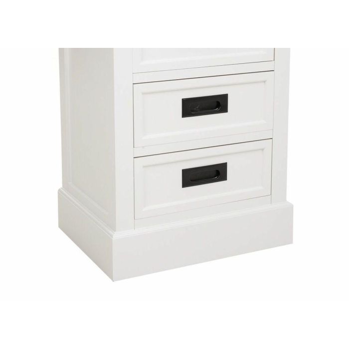 Mesita de Noche Alexandra House Living Blanco 35 x 60 x 45 cm