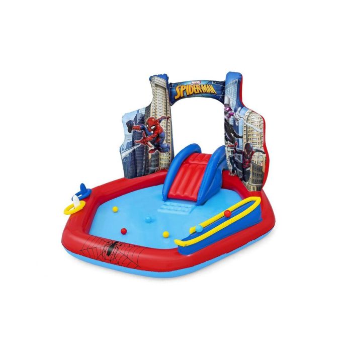 Bestway Piscina Hinchable Parque de Juegos Spiderman 211x206x127 cm +2 Años Jardin 98793 16