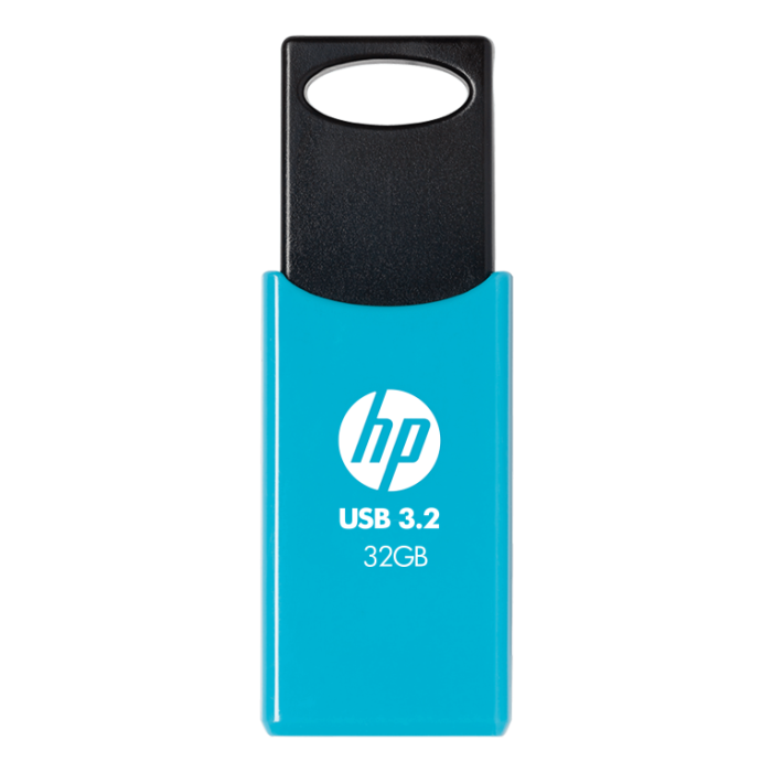 HP 712w Unidad Flash USB 3.2 Gen 1 (3.1 Gen 1) 32 GB, USB Tipo A, 120 MB/s Lectura, Deslizar, Azul