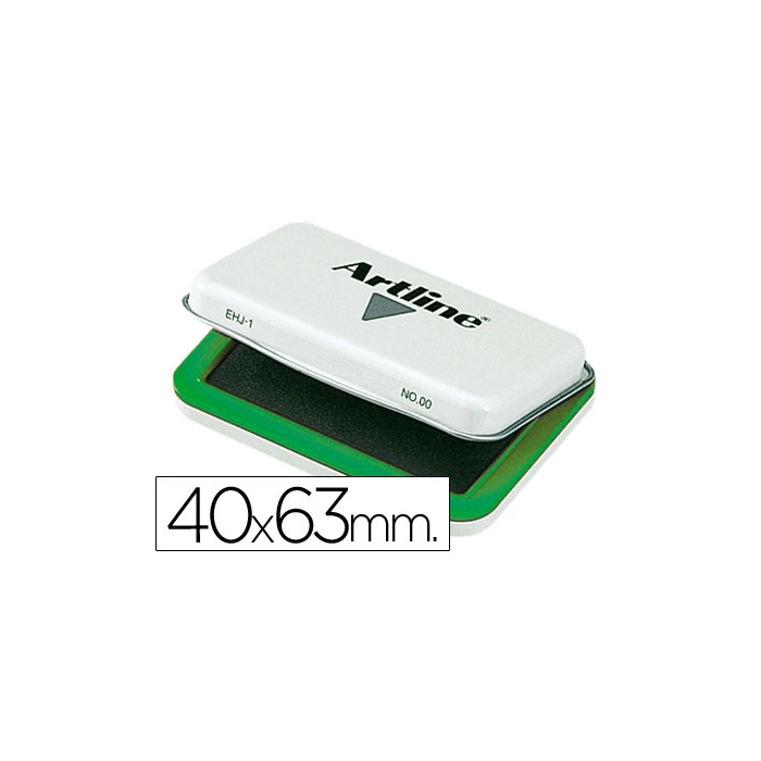 Artline Tampon nº00 Verde 40x63 mm Almohadilla para Sellos 0 Artline Tampon nº00 Verde 40x63 mm Almohadilla para Sellos 0